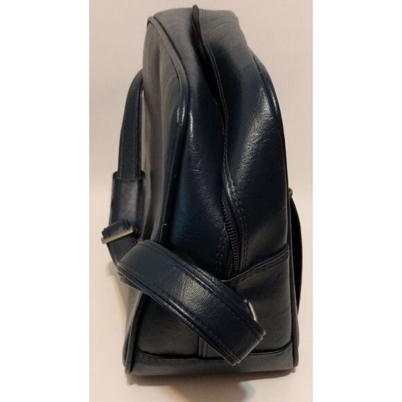 VTG SAMSONITE TRAVEL MASTER TOTE BAG Carry On Luggage Overnight Blue - Picture 4 of 16